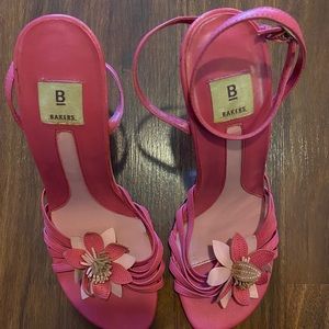 🛍🤩 Pink Ankle Wraparound Bakers Stilettos 🤩🛍